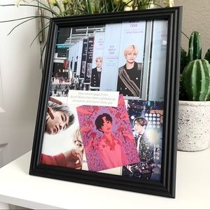 BTS Collage Wall Art Kpop Decor Aesthetic Magazine Style Fan Art Print